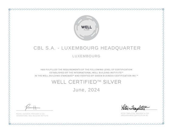 Well Silver Luxembourg CBL